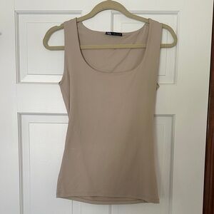 Zara Women's Beige Tank Top